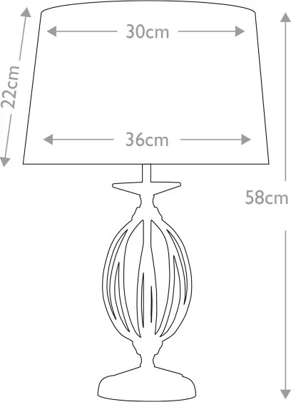 Elstead AG-TL-AGED-BRASS - Lampă de masă AEGEAN, 1xE27/60W/230V, bronz