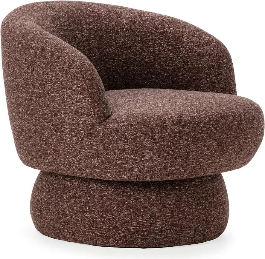 Fotoliu mov/maro pivotant Dali – MOME