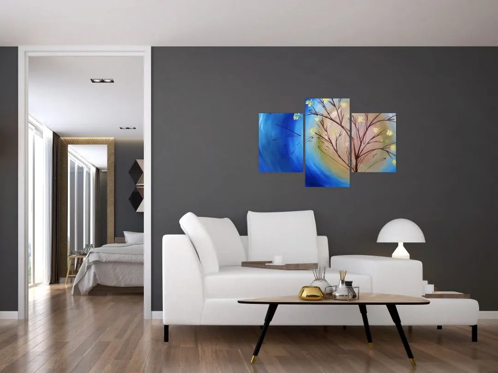 Tablou - Copac în fața soarelui (90x60 cm)