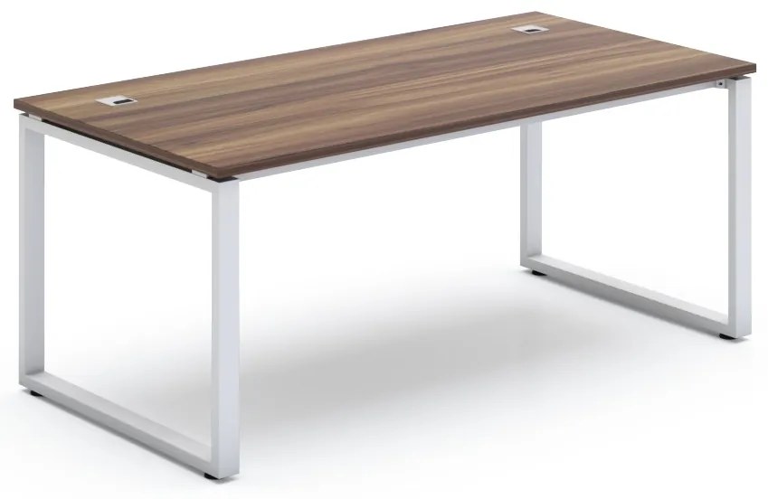 Masă SimpleOffice 180 x 90 cm, nuc / alb