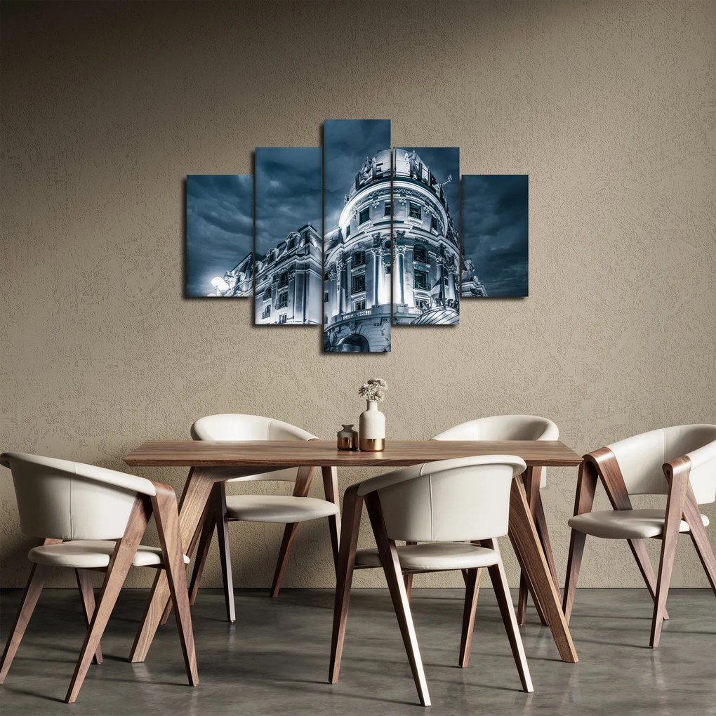 Tablou cu arhitectură în întuneric (150x105 cm)