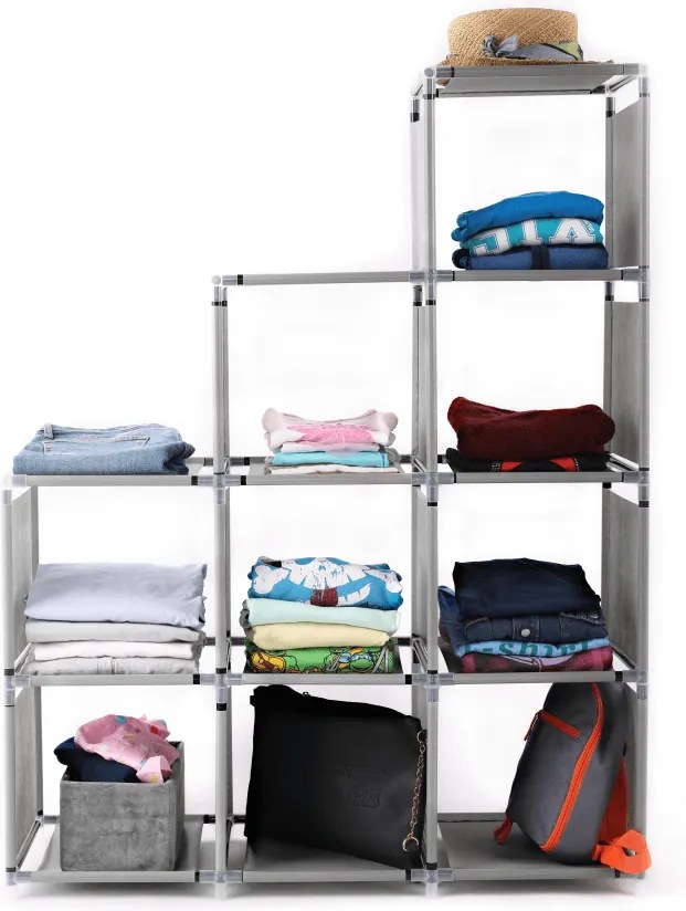 Raft multifuncţional, gri, BARIN