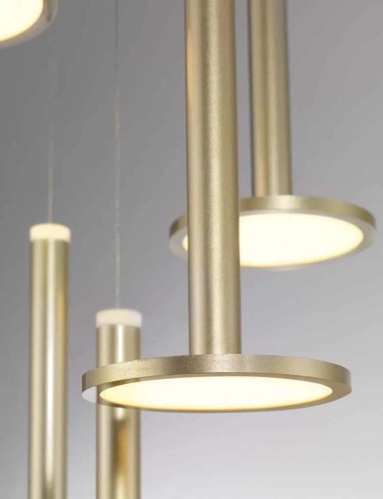 Lustra cu 5 pendule LED design modern Palencia