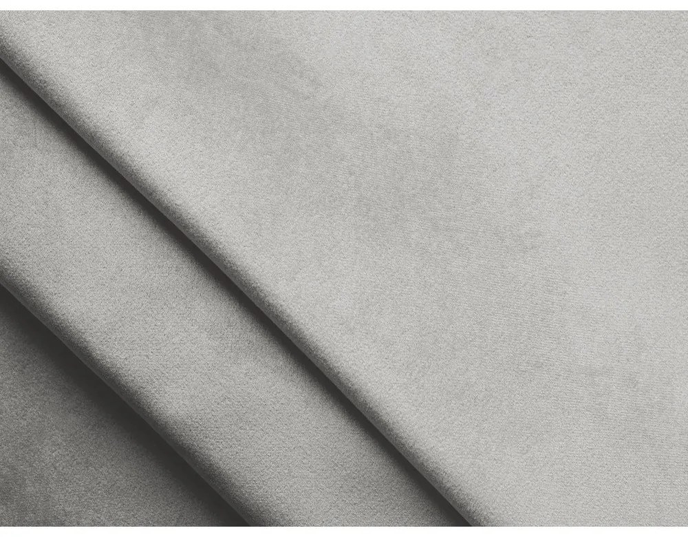 Colțar gri deschis extensibil/cu spațiu de depozitare cu tapițerie din catifea (cu colț pe partea dreaptă/cu șezlong) Kalena – Makamii