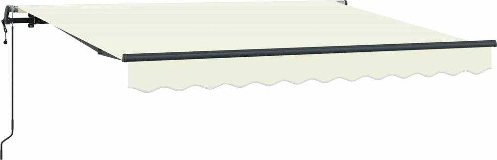 vidaXL Cortina Retractabilă Crem 250 x 200 cm țesătură