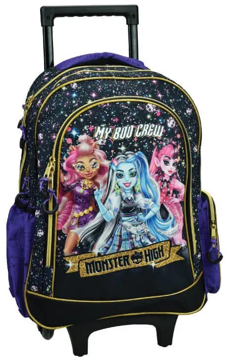 Monster High Crew ghiozdan cu roți, 46 cm