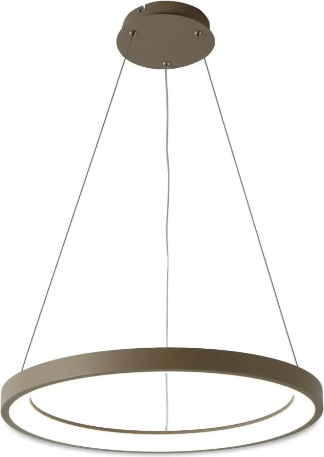 BRILAGI - Lustră LED reglabilă pe cablu FALCON SLIM LED/42W/230V Ø 50 cm bej + telecomandă
