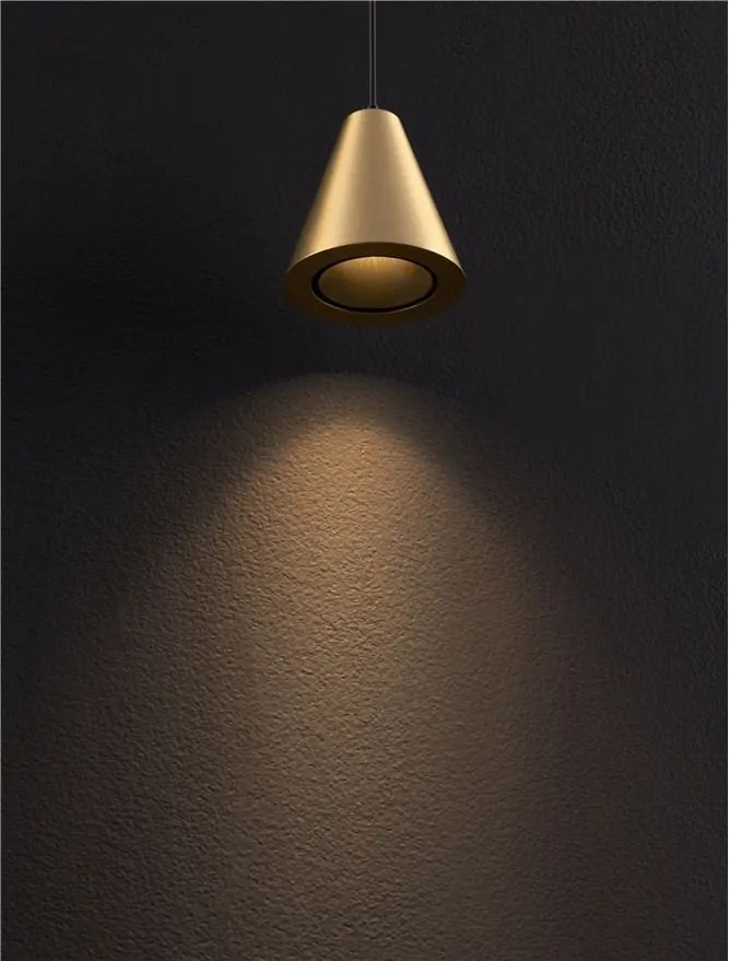 Pendul LED design minimalist IRMOS auriu