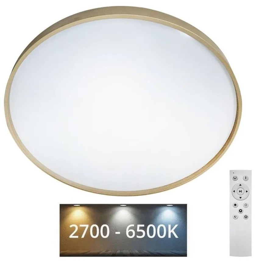 Plafonieră LED dimabilă DRINA LED/36W/230V 2700-6500K + telecomandă