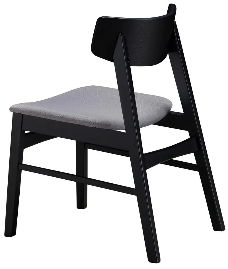Scaun sufragerie Paramore  (stejar negru + gri deschis). 1099238