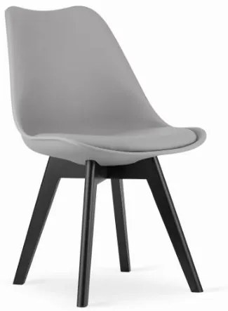 Scaune de sufragerie 4buc gri stil scandinav Dark-Basic