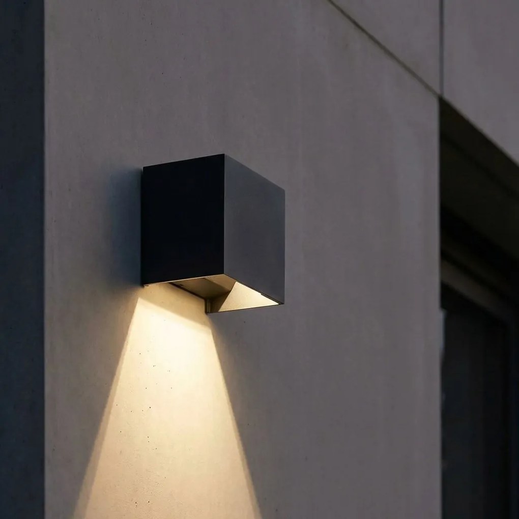 Aplica LED iluminat exterior ambiental IP65 GAMBINO XL 3000K