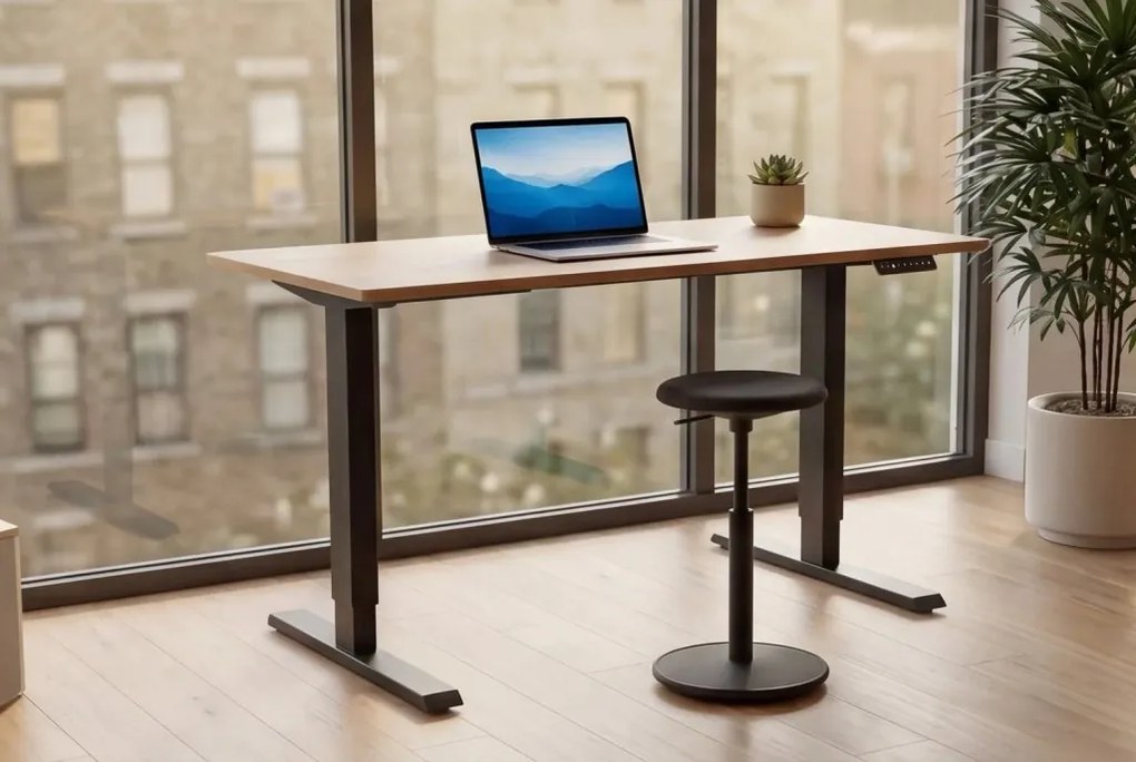 Birou reglabil electric pe inaltime OAK DESK 160cm