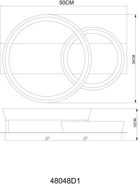 Plafoniera LED metal maro cafeniu SYRAKUS