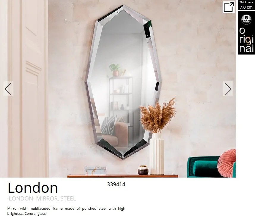 Oglinda decorativa design lux 90x180cm London otel SV-339414