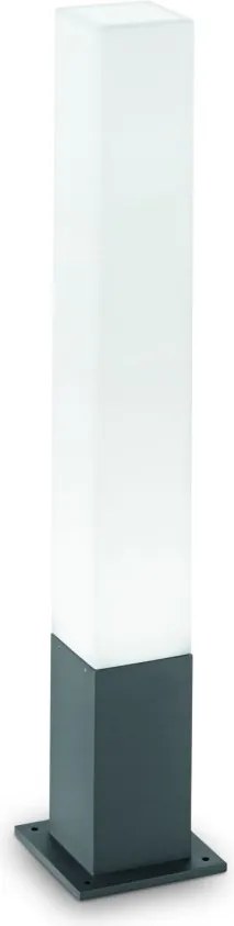 Stalp modern de exterior cu protectie IP44 EDO OUTDOOR PT1 SQUARE antracit 135762