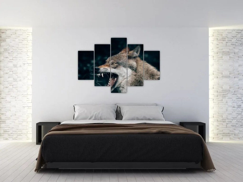 Tablou cu lup (150x105 cm)