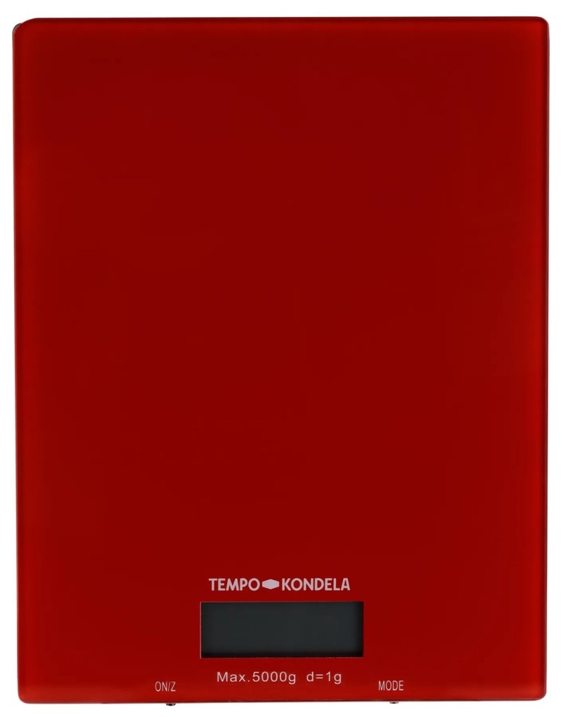 TEMPO-KONDELA BORIA, cântar digital de bucătărie, roşu