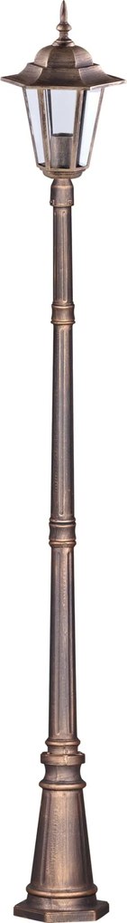 Kaja Standard lampă podea de exterior 1x60 W negru K-7064A/1CZARNY/ZŁOTY
