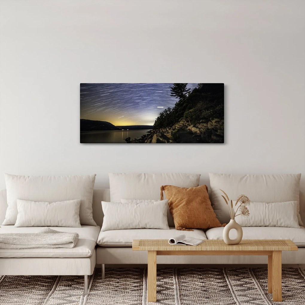 Tablou - cerul cu apus de soare (120x50 cm)