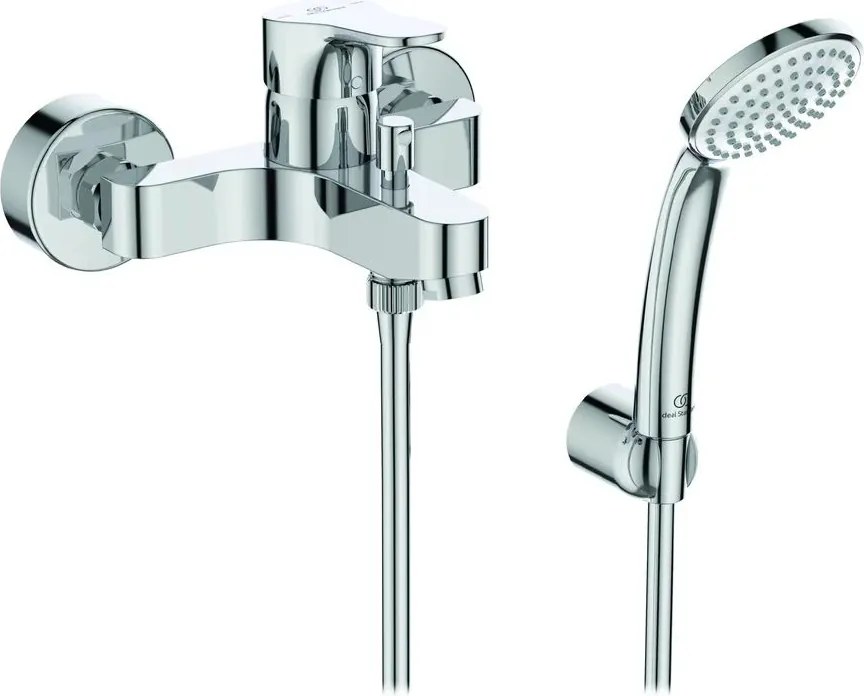 Baterie cada - dus Ideal Standard Cerabase crom lucios cu set de dus IdealRain
