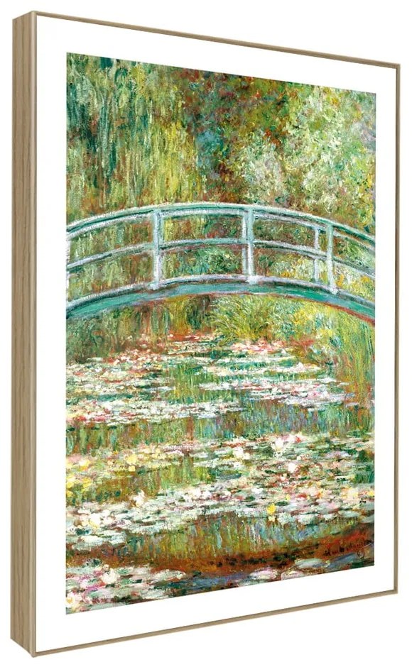 Tablou 40x50 cm Monet: Japanese Footbridge – knor