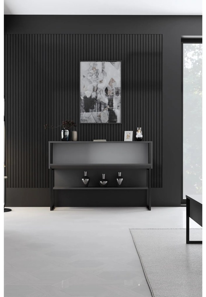 Măsuță consolă Luna 4 (Negru + antracit) . 1102305
