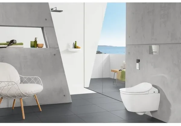 Clapeta actionare rezervor WC incastrat, Villeroy&amp;Boch ViConnect, crom, 92218061
