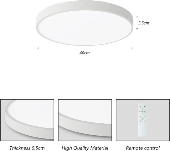 Brilagi-LED Corp de iluminat dimabil POOL SMART LED/48W/230V, 40 cm, Wi‑Fi Tuya + telecomandă, alb