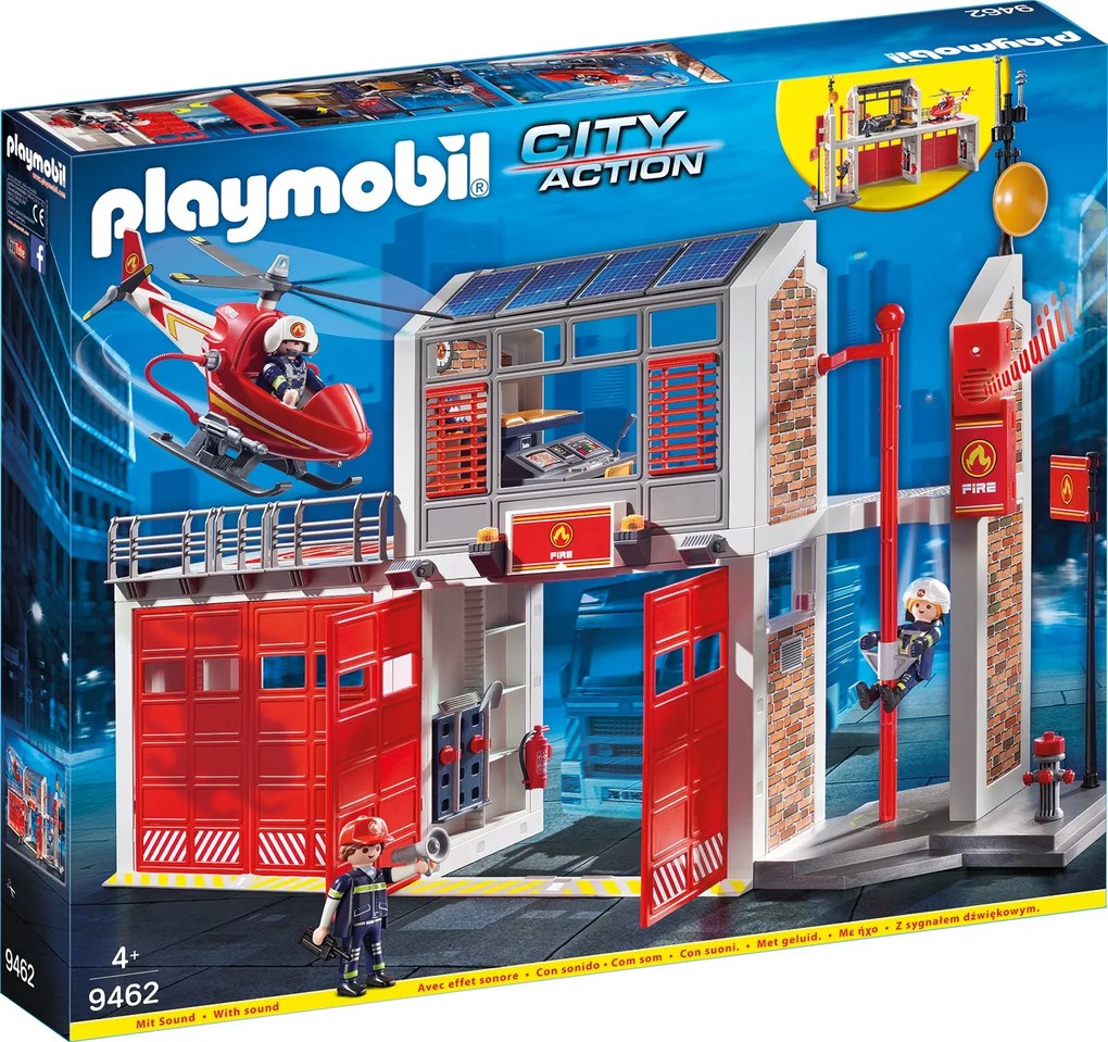 STATIE DE POMPIERI - PLAYMOBIL (PM9462)