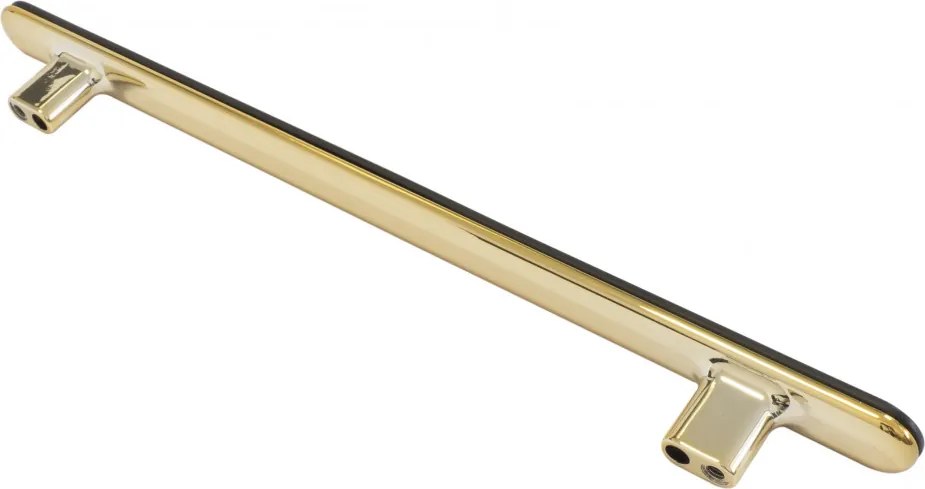 Maner model MEMPHIS, 192 mm, finisaj negru mat/auriu