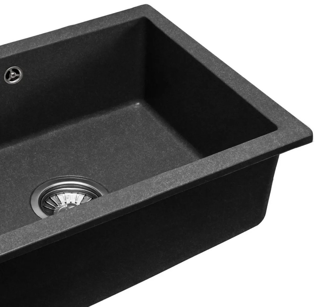 Chiuveta bucatarie Granit Nels black dots