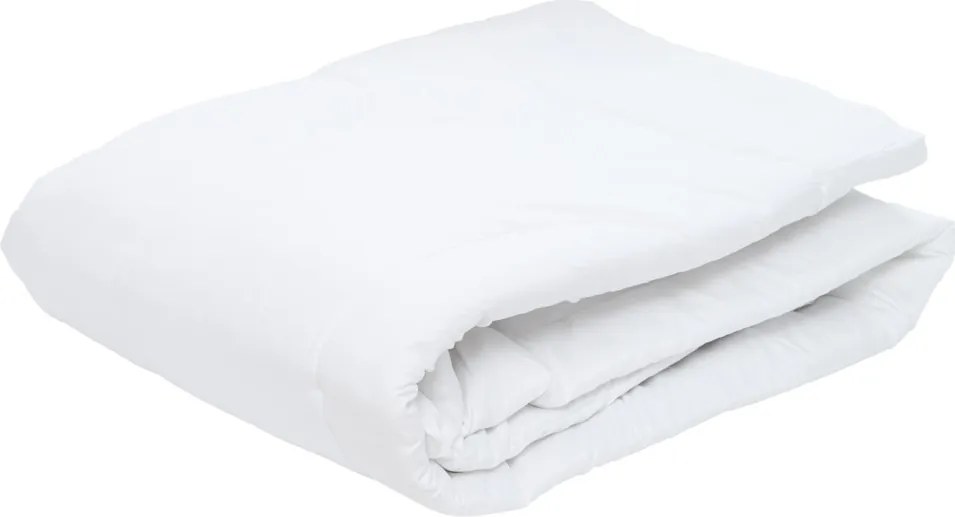 Pilota de vara matlasata 140x200 cm cu perna 70x90 cm ECONOMY PEACH, albă