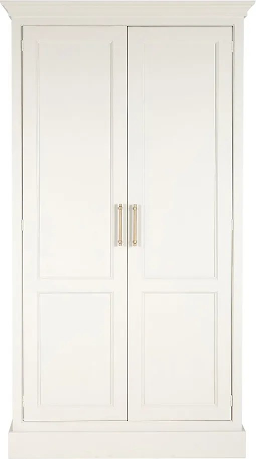 Dulap lemn masiv cu 2 uși Heritage Gustave, 121 × 57 × 220 cm