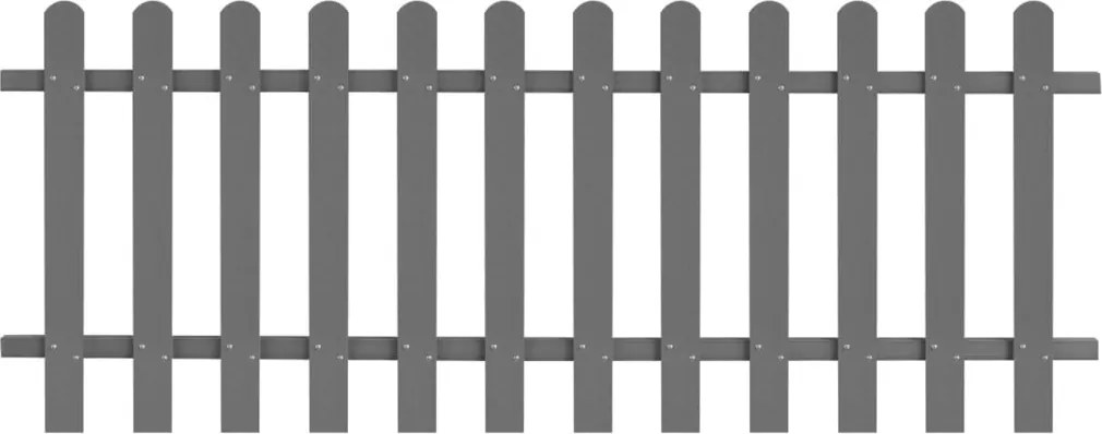 vidaXL Gard din șipci, 200 x 80 cm, WPC