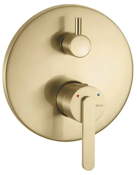 Set de dus incastrat Rea Ontario auriu periat + BOX