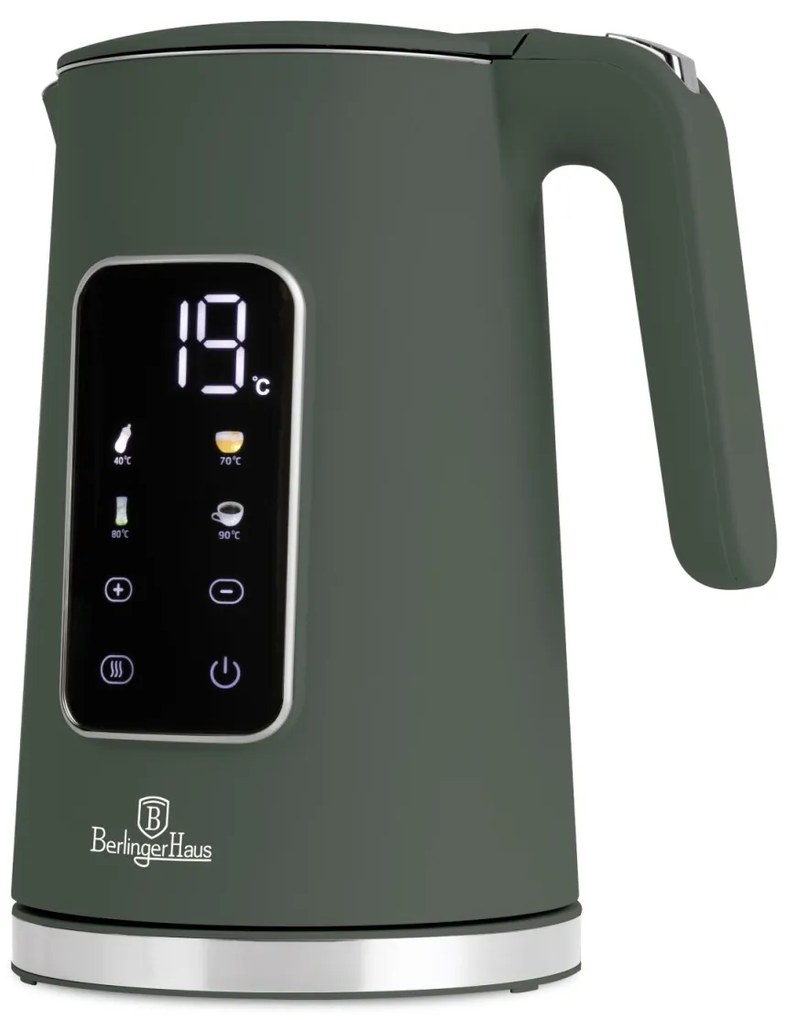 Fierbator de apa 1.7 L digital Green Matt Berlinger Haus BH 9746