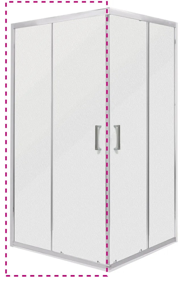 Ușă de duș MALIBU SQ 100 ELEMENT