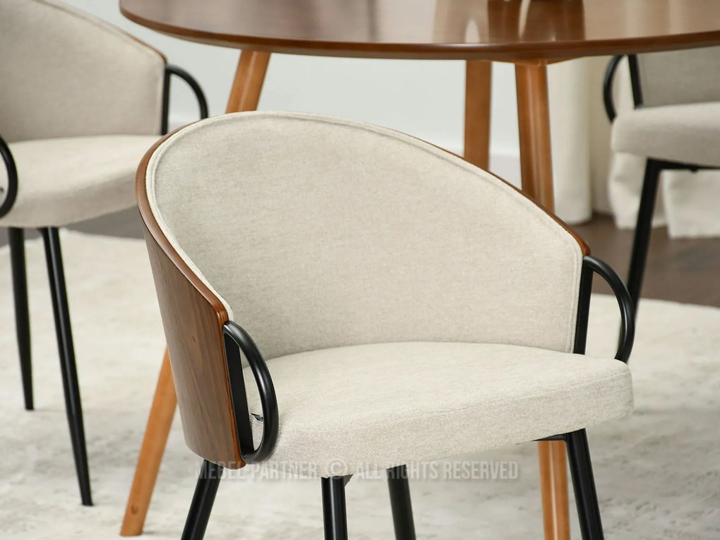 Scaun Elviria K (nuc + negru). Promo -9%. 1111040