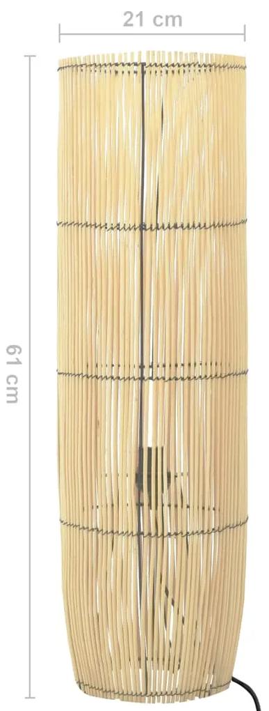 Lampa de podea, 61 cm, rachita, E27 1, 61 cm, Maro, 61 cm