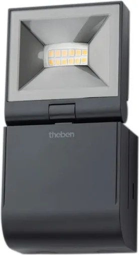 theben - Reflector LED de perete LED/10W/230V negru IP55