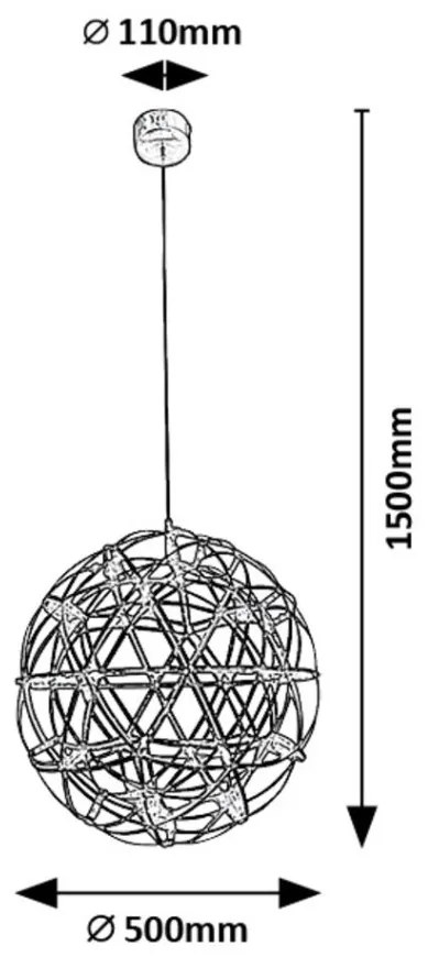 Lustra suspendata LED design modern Eudora