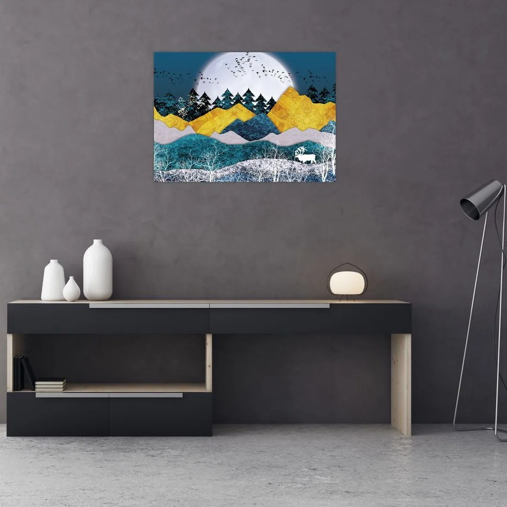 Tablou - Peisaj polar (70x50 cm)