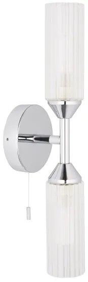 Endon NATORI 97172 - Aplica de perete pentru baie 2xG9/3W/230V IP44 crom lucios
