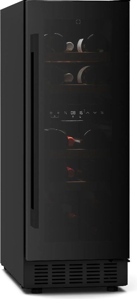 Klarstein Velaire frigider de vin încorporabil | Modern, elegant | Protecție UV | Dual-Zone | 17 sticle