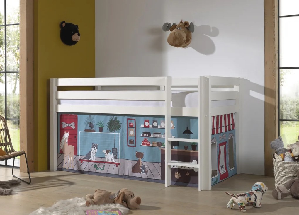 PINO PAT SEMI-INALT și perdea Pet Shop.