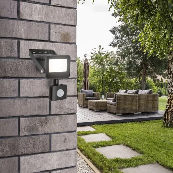 Proiector LED cu senzor Rabalux 7066 FLOOD LED/10W/230V 4000K IP44 negru