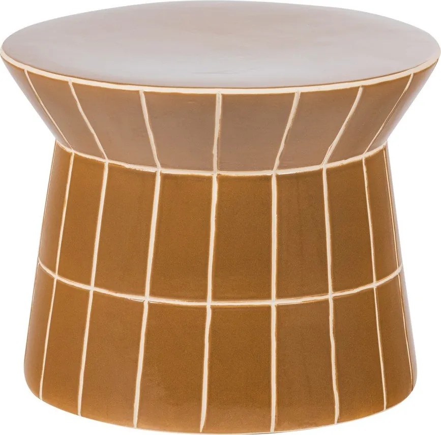 Măsuță auxiliară rotundă din ceramică ø 38 cm Plu – WOOOD