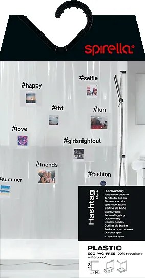 Perdea de duș 180x200 cm Hashtag – Spirella