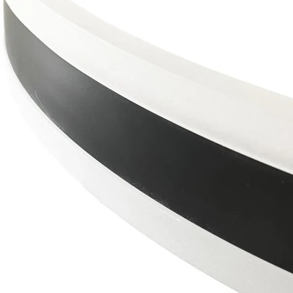 Lustră LED dimabilă aplicată LED/86W/230V 3000-6500K negru + telecomandă